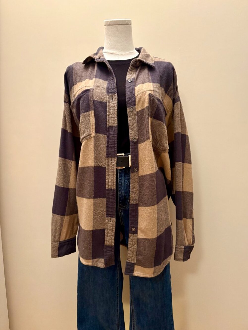 aerie Anytime Fave Flannel Shirt